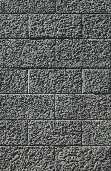 Muren byggdes av grå block — Stockfoto