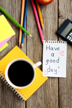 Kahve ile iyi günler not var