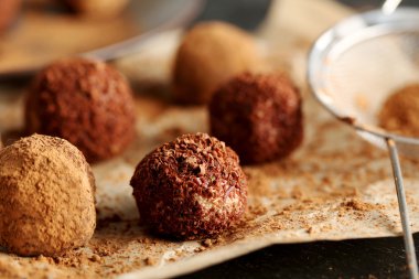 tatlı çikolata truffles