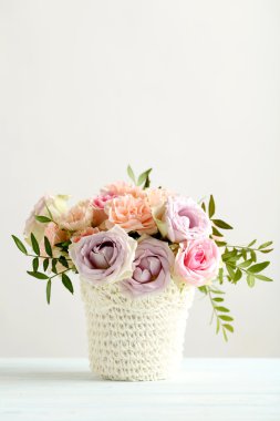 Bir buket güzel gül.