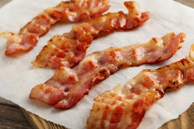 Domuz pastırması, gevrek şeritler