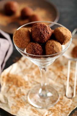 tatlı çikolata truffles