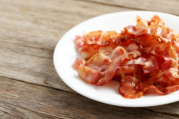 Crispy strips of bacon — Stock Photo, Image