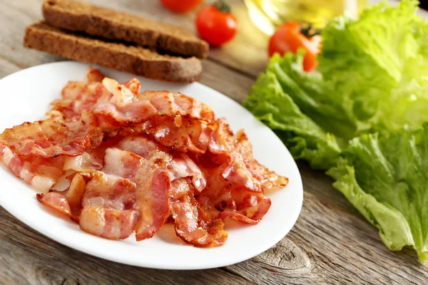 Tiras crujientes de tocino — Foto de Stock