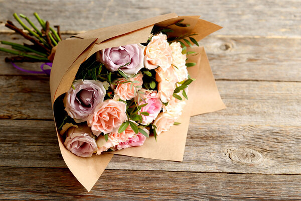 Strauß schöner Rosen — Stockfoto