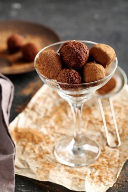 tatlı çikolata truffles