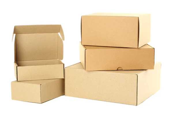 Empty cardboard boxes — Stock Photo, Image