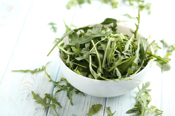 Fresh arugula leaves — Stock Photo, Image