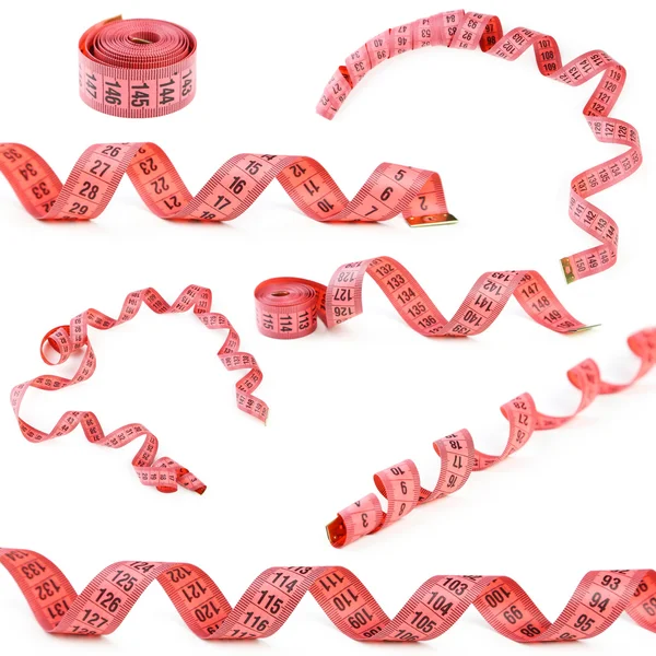 Pink measuring tapes — Stock Photo, Image