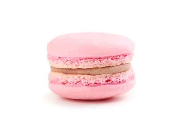 Tasty pink macaroon — Stock Photo, Image