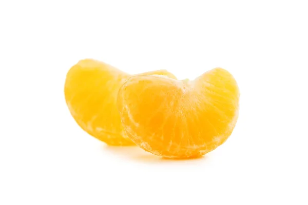 Ripe mandarin slices — Stock Photo, Image