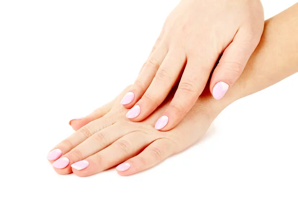 Female hands with manicure — Stock Photo, Image