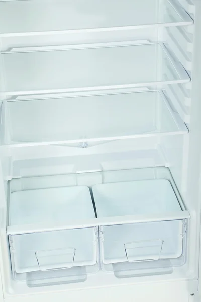 The open fridge with the shelves — Stock Photo, Image