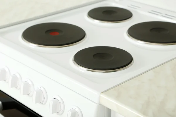Електрична плита на кухні — стокове фото