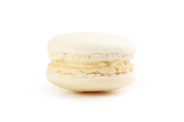 Tasty beige macaron — Stock Photo, Image