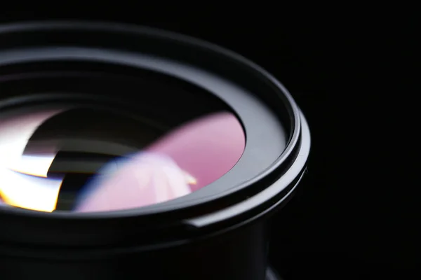 카메라 렌즈의 확대 사진 — 스톡 사진