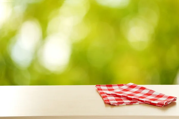 Bakgrund med träbord — Stockfoto