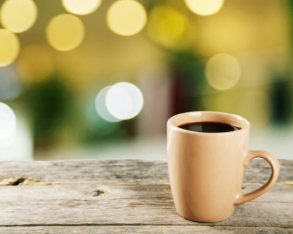 Xícara de café em cinza — Fotografia de Stock