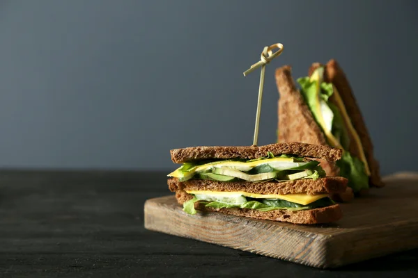 Смачні та свіжі бутерброди — стокове фото