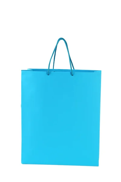 Shopping bag blu — Foto Stock