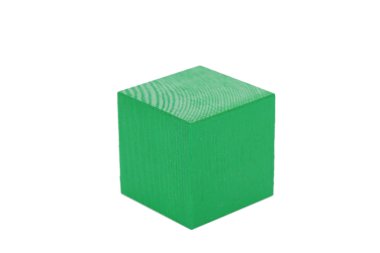 Renkli ahşap oyuncak küp