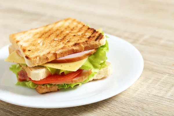 おいしい、新鮮なサンドイッチ — ストック写真