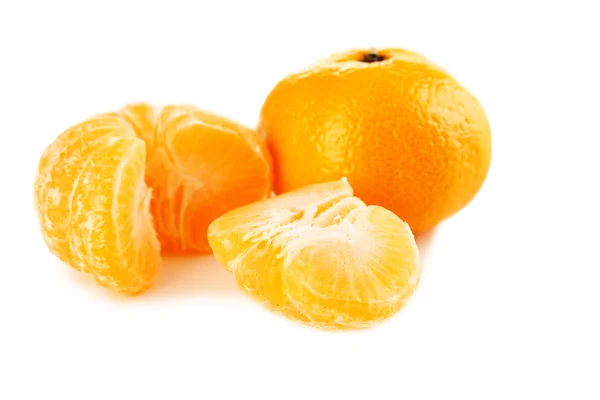 Mogen mandariner isolerade — Stockfoto