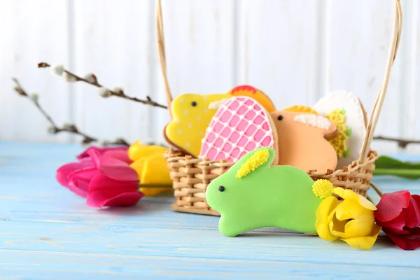 Colorful easter cookies — Stock Photo, Image