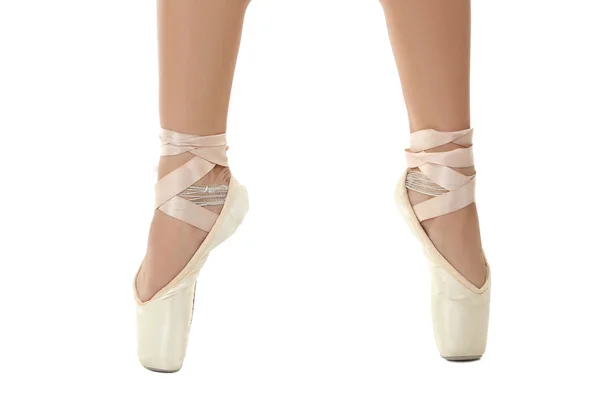 Dancer legs on pointes — Stock Photo, Image