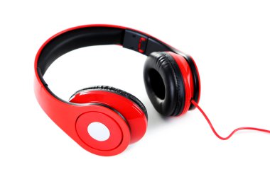 beyaz izole kulaklık