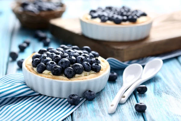 Homemade blueberry tart — Stock Photo, Image