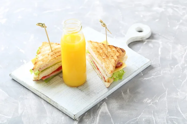 Tasty and fresh sandwiches — Stock Photo, Image