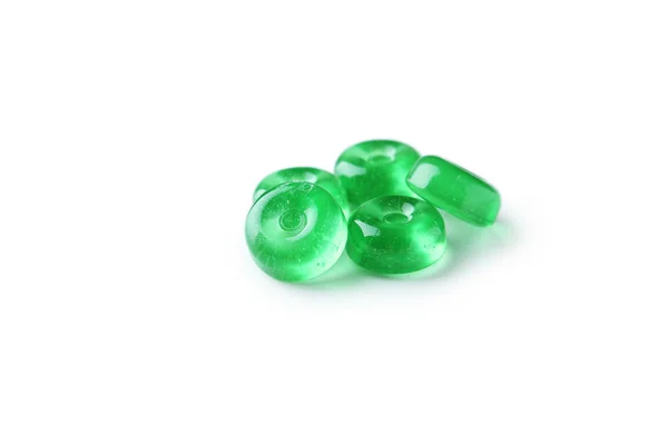Зелений цукерки ізольовані — стокове фото