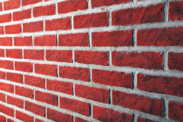 Fondo de la pared de ladrillo rojo — Foto de Stock