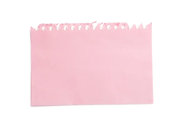 Piece of note paper — Stock Photo, Image