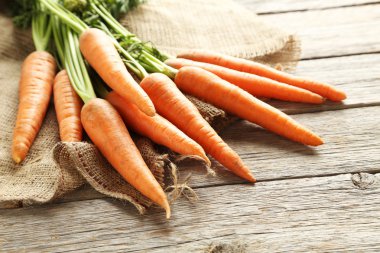 taze ve tatlı havuç