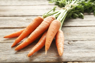 taze ve tatlı havuç