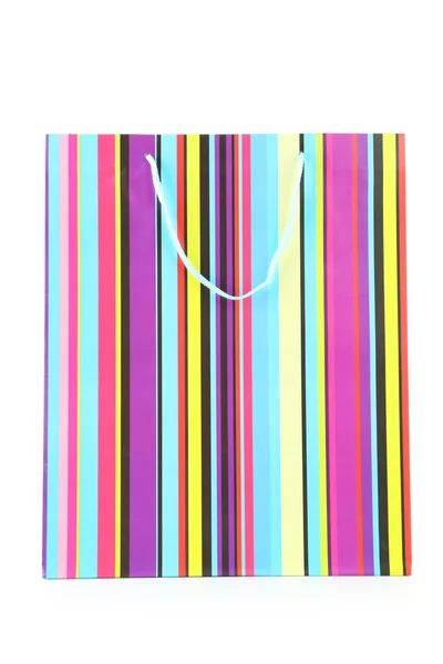 Saco de compras de papel colorido — Fotografia de Stock