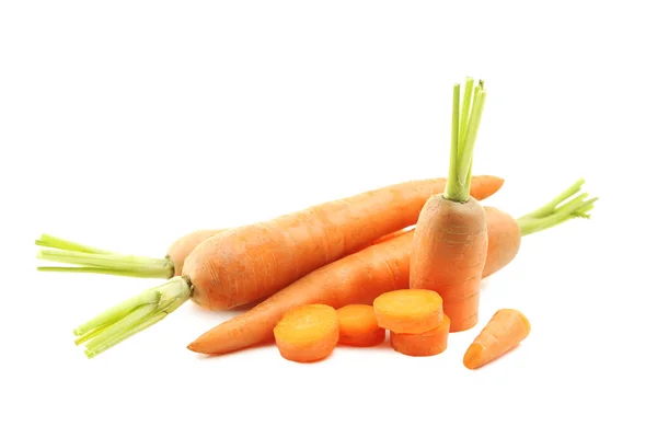 Fresh carrots isolated — Stock Photo, Image