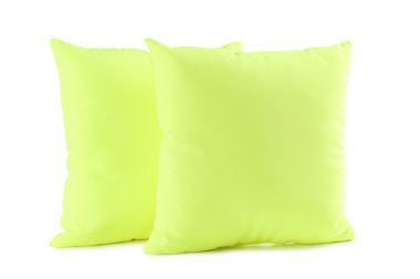 Yeşil yastık izole