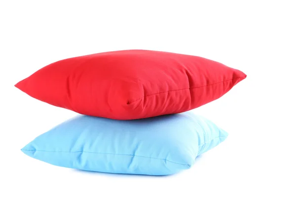Travesseiros coloridos isolados — Fotografia de Stock