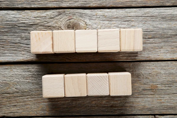 Wooden toy cubes — Stock Photo, Image