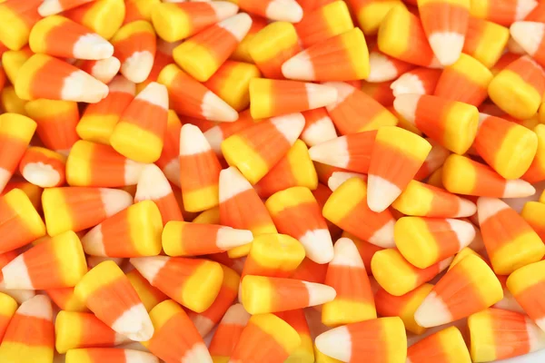 Halloween candy corns background — Stock Photo, Image