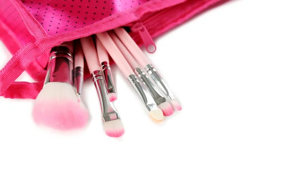 Make-up Pinsel Set isoliert — Stockfoto