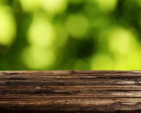 Fundo com mesa de madeira — Fotografia de Stock