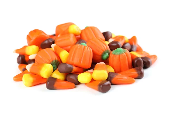 Halloween candy corns isolated — Stock Photo, Image