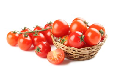 Taze vişneli domates. 