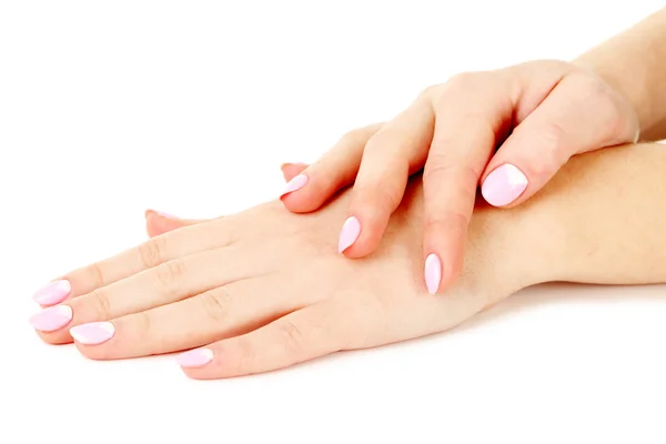 Female hands with manicure — Stock Photo, Image