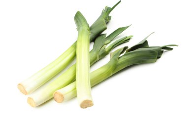 Yeşil pırasa beyaz 