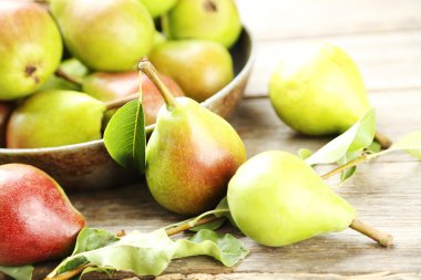 olgun armut yakın çekim